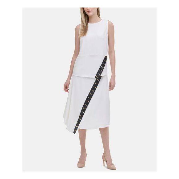 Calvin Klein white Sleeveless top main image 0